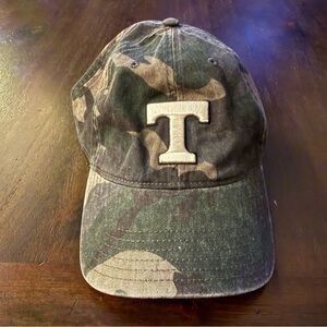 Tennessee UT Captivating Camouflage Cap with T Logo Adjustable